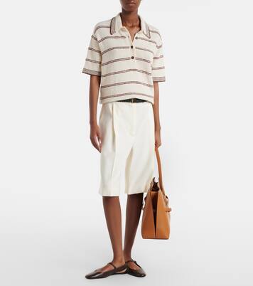 Polo en mezcla de algodón a rayas | Róhe