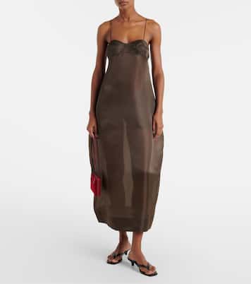 Silk organza midi dress | Róhe