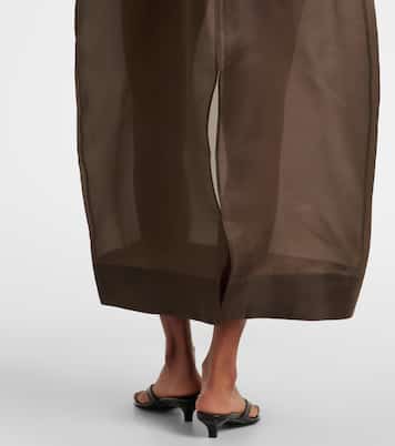 Silk organza midi dress | Róhe