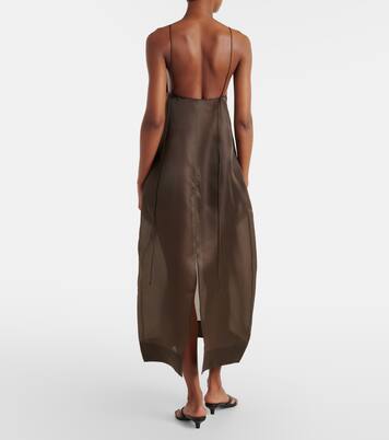 Silk organza midi dress | Róhe