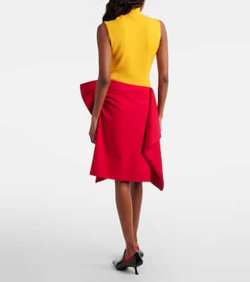 Midirock aus Gabardine | Loewe