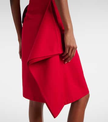 Midirock aus Gabardine | Loewe