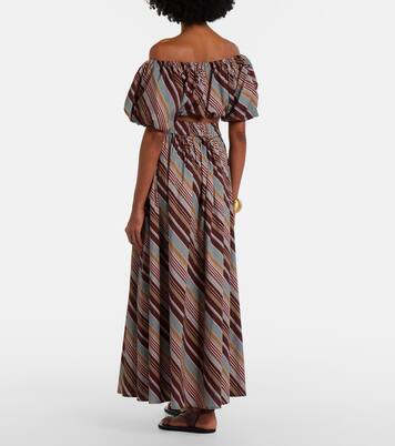 Maxirock aus einem Baumwollgemisch | Adriana Degreas