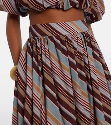 Maxirock aus einem Baumwollgemisch | Adriana Degreas