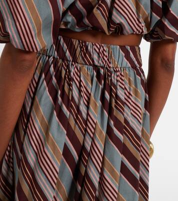 Maxirock aus einem Baumwollgemisch | Adriana Degreas