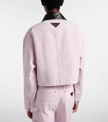 Chaqueta de lona de algodón | Prada