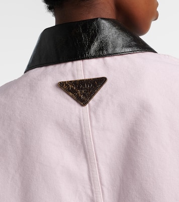 Chaqueta de lona de algodón | Prada