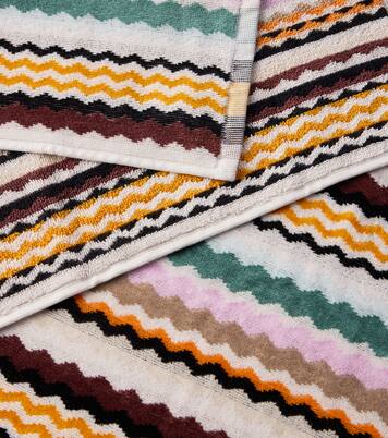 Aura Zigzag set of 2 cotton towels | Missoni