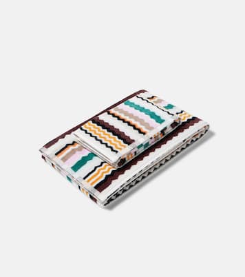 Aura Zigzag set of 2 cotton towels | Missoni