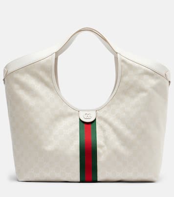 Tote Bag Gucci Giglio GG aus Canvas | Gucci