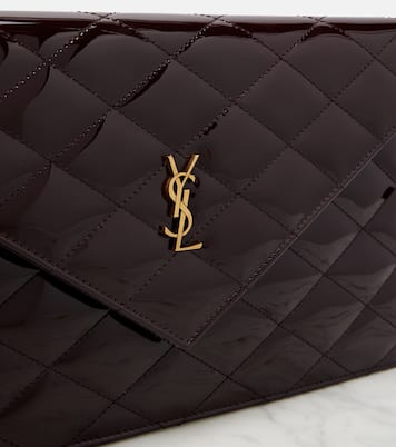 Clutch Paris aus Lackleder | Saint Laurent