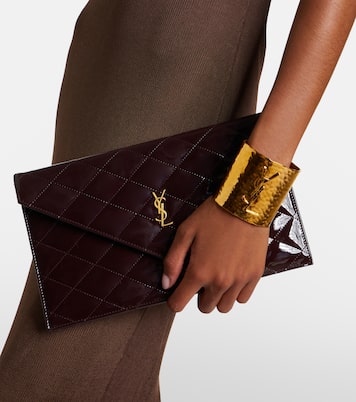 Clutch Paris aus Lackleder | Saint Laurent