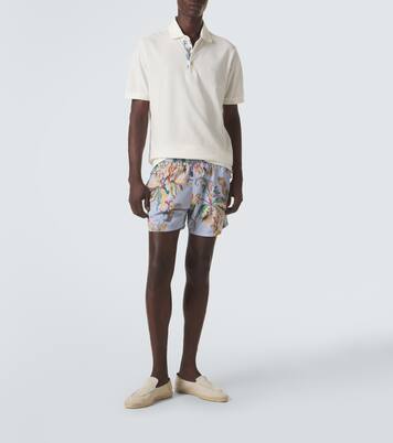 Pegaso cotton piqué polo shirt | Etro