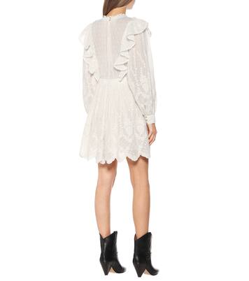 Robe Dorithie en coton à broderies anglaises | Ulla Johnson