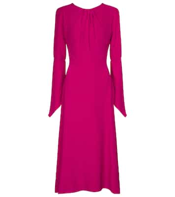 Open-back silk midi dress | Victoria Beckham