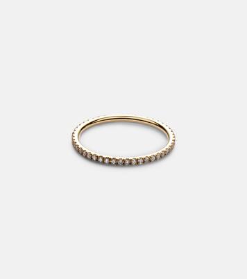 Bague Thread Band en or 18 ct et diamants | Ileana Makri
