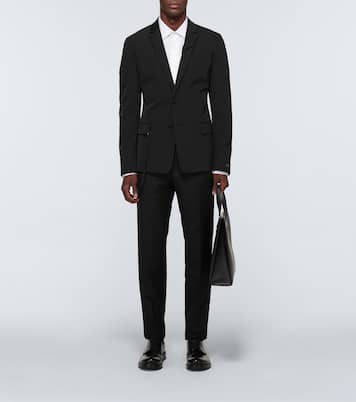 Technical single-breasted blazer | Prada