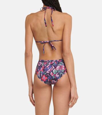 Haut de bikini triangle Shayla à fleurs | Marant Etoile