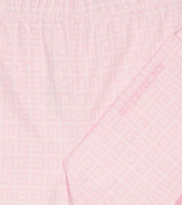 Logo cotton leggings | Givenchy Kids