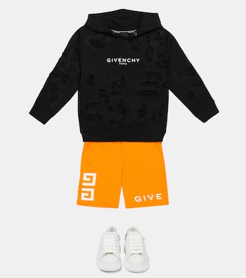 Hoodie aus einem Baumwollgemisch | Givenchy Kids