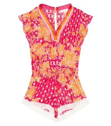 Sasha floral playsuit | Poupette St Barth Kids