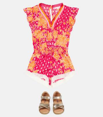 Sasha floral playsuit | Poupette St Barth Kids