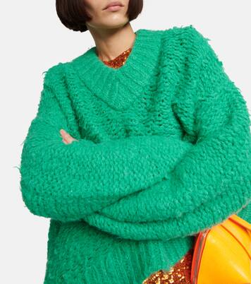 Pull Ruth en alpaga mélangé | The Attico