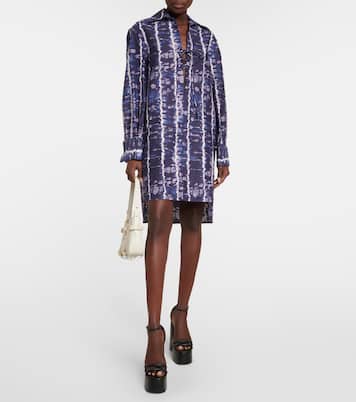 Nia印花棉质混纺衬衫式连衣裙 | Altuzarra
