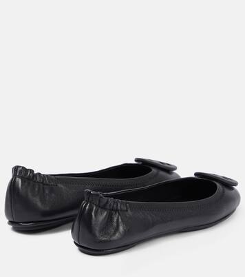 Minnie leather ballet flats | Tory Burch