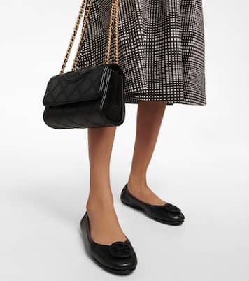 Minnie leather ballet flats | Tory Burch