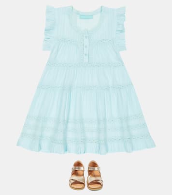 Baby Rebekah embroidered cotton minidress | Melissa Odabash Kids