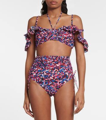 Haut de bikini Skyros à fleurs | Isabel Marant