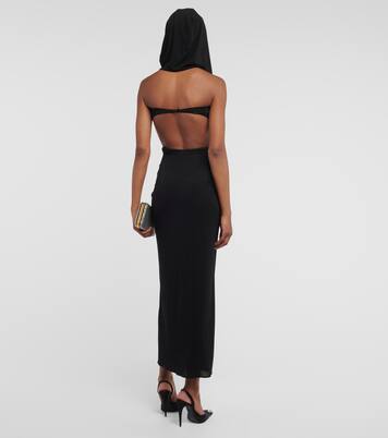 Robe midi à capuche | Magda Butrym