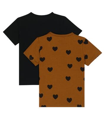 Basic Hearts set of 2 T-shirts | Mini Rodini