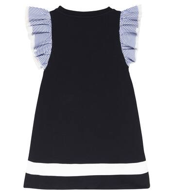 Embroidered cotton jersey dress | Monnalisa