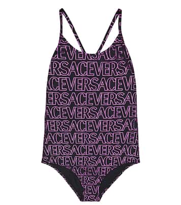 Logo printed swimsuit | Versace Kids