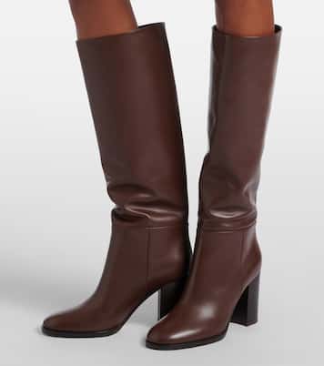 Santiago knee-high leather boots | Gianvito Rossi
