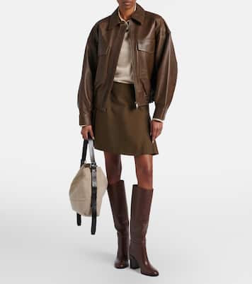 Santiago knee-high leather boots | Gianvito Rossi