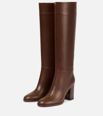 Santiago knee-high leather boots | Gianvito Rossi