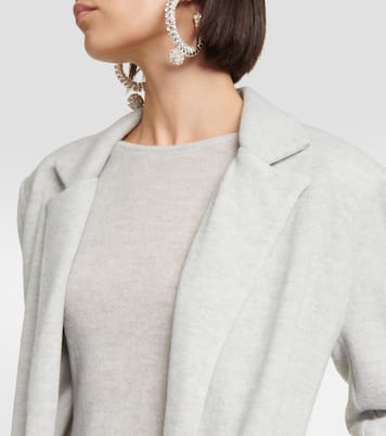 Manteau en alpaga mélangé | Magda Butrym