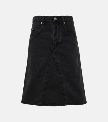 Fiali denim midi skirt | Marant Etoile