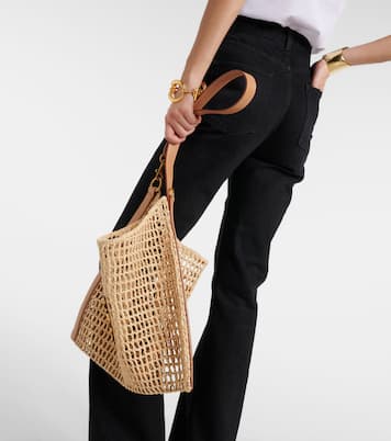 Schultertasche Oxalis aus Raffiabast | Saint Laurent