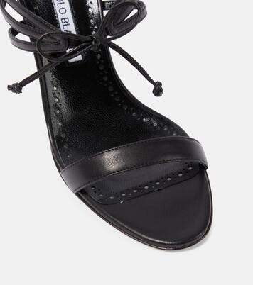 Sandalen Bomasan 90 aus Leder | Manolo Blahnik
