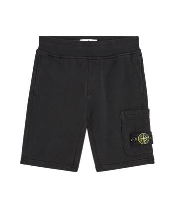 Shorts aus Baumwoll-Jersey | Stone Island Junior
