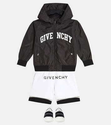 코튼 블렌드 쇼츠 | Givenchy Kids