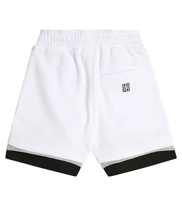 코튼 블렌드 쇼츠 | Givenchy Kids