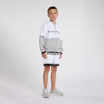 코튼 블렌드 쇼츠 | Givenchy Kids