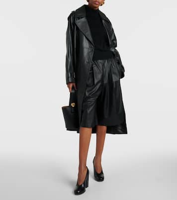 Bermudashorts aus Leder | Yves Salomon