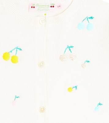 Cardigan Toesie brodé en coton | Bonpoint