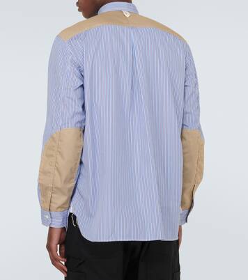 x Roy Lichtenstein patchwork cotton shirt | Junya Watanabe